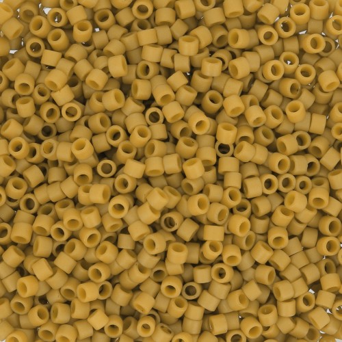 Toho Aiko 11/0 1.6 mm TA011623F - Opaque Yellow Gold Rainbow Mat x4g