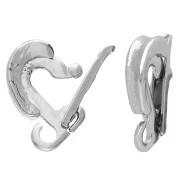 Attache pendentif à clipser 13 mm - White bronze x1