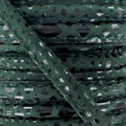 Cordon cuir surpiqué 4 mm Imitation Léopard Vert Sapin x1 m|raw }}