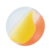 Perle imitation bille 18 mm Jaune/Orange/Bleu|raw }}