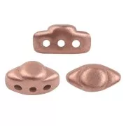 Perles en verre Volos® par Puca® 4x8 mm - Light Copper Mat x10g