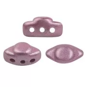 Perles en verre Volos® par Puca® 4x8 mm - Dark Plum Metallic Mat x10g