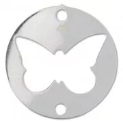 Intercalaire 2 trous papillon 15 mm en Argent 925