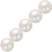 Perles nacrées Aurora 5810 8 mm - Crystal White Pearl x10|raw }}
