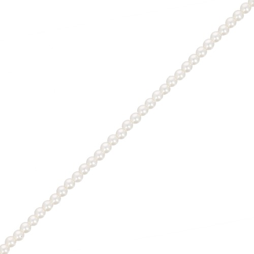 Perles nacrées Aurora 5810 2 mm - Crystal White Pearl x41cm