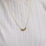 Perle lettre alphabet forme coeur 6x7 mm - V - Acier inoxydable 316L x1