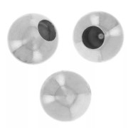 Embouts boule pour cordon 1.5 mm - Argenté x20