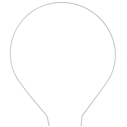 Serre-tête à customiser - Argenté x1