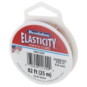 Fil élastique Elasticity 0.8 mm - Doré satiné x25m