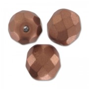Facettes 8 mm Light Copper Mat x20|raw }}