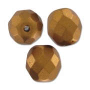 Facettes 8 mm Golden Mat x20|raw }}