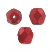 Facettes 4 mm Lava Red x50