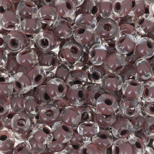 Preciosa Perles rocailles 6/0 4 mm - Terra Intensive - Chocolate Brown Lined x20g