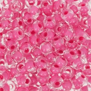 Preciosa Perles rocailles 6/0 4 mm - Terra Intensive - Pink Lined x20g