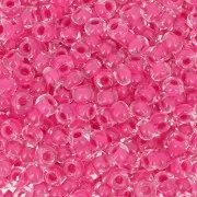 Preciosa Perles rocailles 8/0 3 mm - Terra Intensive - Magenta Lined x20g
