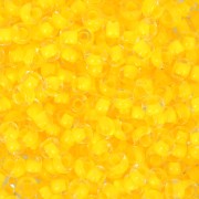 Preciosa Perles rocailles 8/0 3 mm - Terra Intensive - Yellow Lined x20g