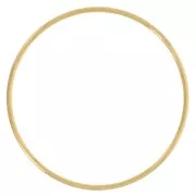 Bracelet jonc fin lisse 66 mm - Doré à l'or fin x1