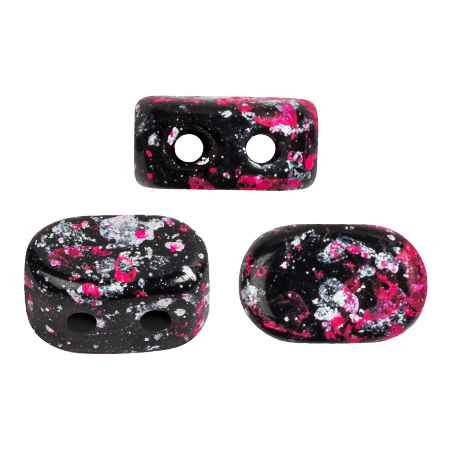 Perles en verre Lipsi® par Puca® 4x6 mm - Tweedy Pink x10g