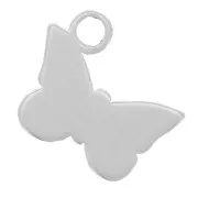 Mini breloque papillon 7x8 mm - Argent 925 x1