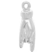 Pendentif main - signe Rock and Roll - 22x7 mm - Argent 925 x1