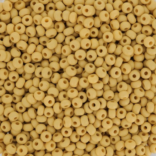 Preciosa Perles rocailles 11/0 2 mm - Permalux Yellow Brown Mat x20g