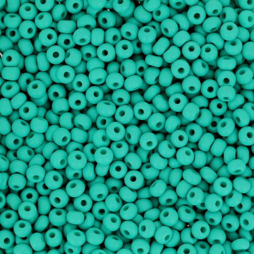 Preciosa Perles rocailles 11/0 2 mm - Permalux Sea Green Mat x20g