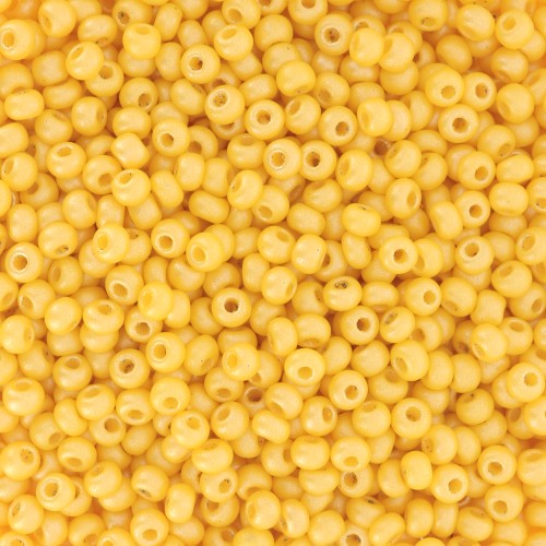 Preciosa Perles rocailles 11/0 2 mm - Permalux Dark Yellow x20g