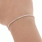 Chaîne serpentine 1.5 mm en Argent 925 x1m