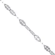 Chaîne maille fantaisie 2 mm en Argent 925 x1m