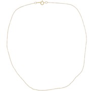 Tour de cou maille Forçat 1.1 mm en  Gold filled (or laminé)   x 41.5cm