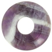 Donuts 20 mm pierre gemme - Amethyste x1