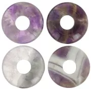 Donuts 20 mm pierre gemme - Amethyste x1