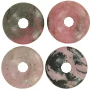 Donuts 20 mm pierre gemme - Rhodonite x1