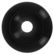 Donuts 20 mm pierre gemme - Agate noire x1|raw }}