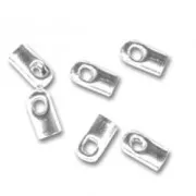 Embouts pour fil 0.9 mm - Placage argent fin x20