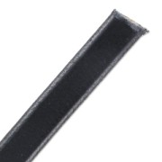 Cuir Mini regaliz  7x4 mm Noir x30cm|raw }}