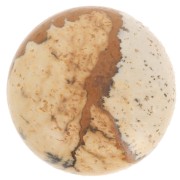 Cabochon rond 16 mm Jaspe Paysage|raw }}
