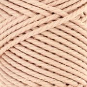 Bobine de cordon en coton pour macramé 3 mm - Quality - Rose pâle x50m