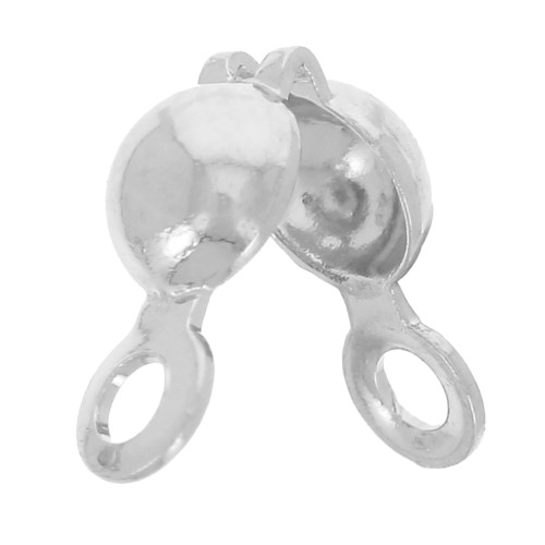 Cache noeuds 2 anneaux 3.5 mm Argenté x100