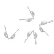 Cache noeuds 2 anneaux 3.5 mm Argenté x100