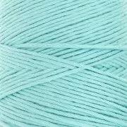 Bobine de cordon coton macramé Organic Cotton Détox XL peigné - Turquoise x200m