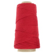 Bobine de cordon coton macramé Organic Cotton Détox XL peigné - Rouge x200m|raw }}