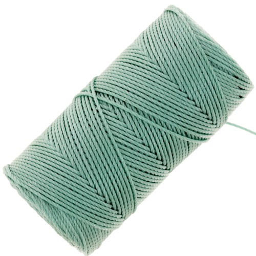 Fil C-LON Fine Weight Bead Cord 0.4 mm - Sage x45m