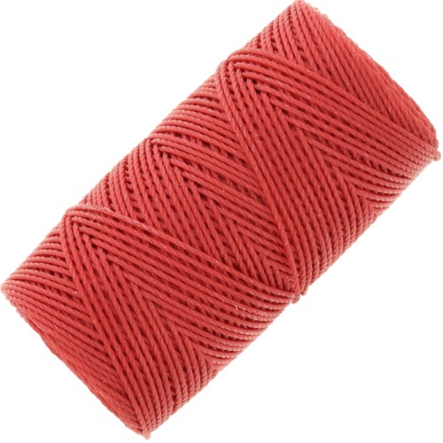 Fil C-LON Fine Weight Bead Cord 0.4 mm - Shanghai Red x45m