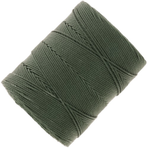 Fil C-LON Fine Weight Bead Cord 0.4 mm - Forest Green x124m