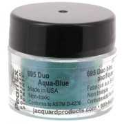 Poudre de mica Pearl Ex pour la pâte polymère - Duo Aqua - Blue n°695 x3g|raw }}