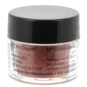 Cuivré - Poudre de mica Pearl Ex pour la pâte polymère - Cuivré chaud n°697 x3g Poudre de mica Pearl Ex pour la pâte polymère - Cuivré chaud n°697 x3g