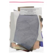 Chutes de cuir de luxe en morceaux de taille/textures différentes Metallisé x200g