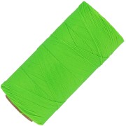 Bobine de fil ciré Linhasita pour micro macramé 0.35 mm - Fluo Green (329) x448m|raw }}
