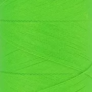 Bobine de fil ciré Linhasita pour micro macramé 0.35 mm - Fluo Green (329) x448m